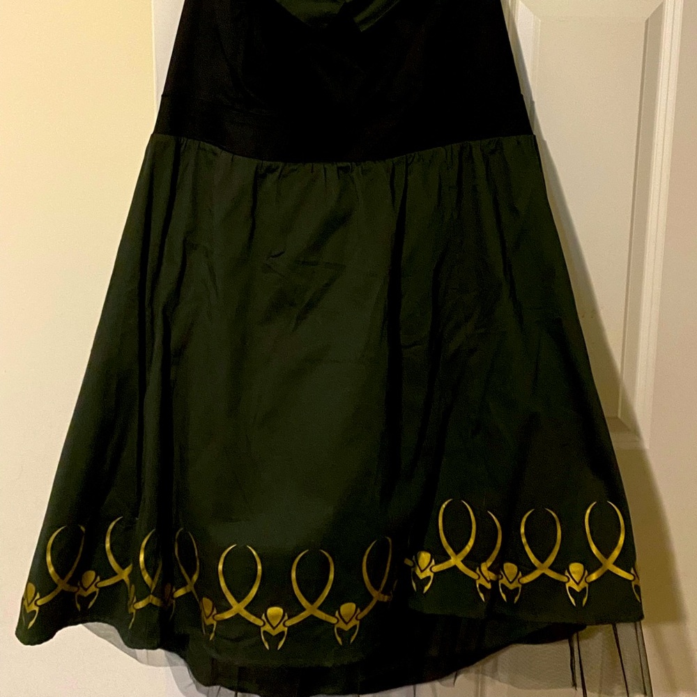 Torrid Loki halter dress by Her Universe 5x NWT